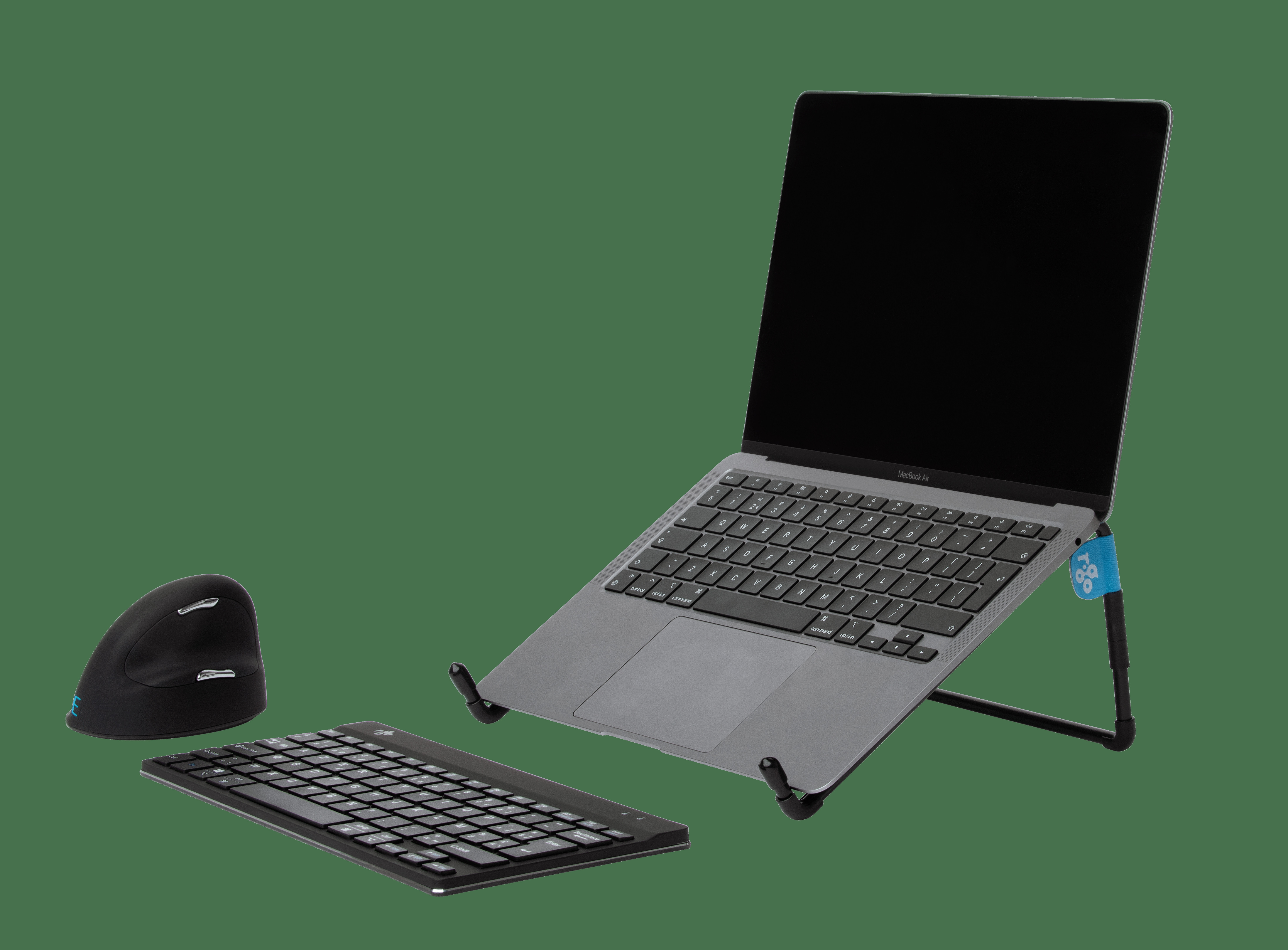 R-Go Steel Travel Laptop Stand, black