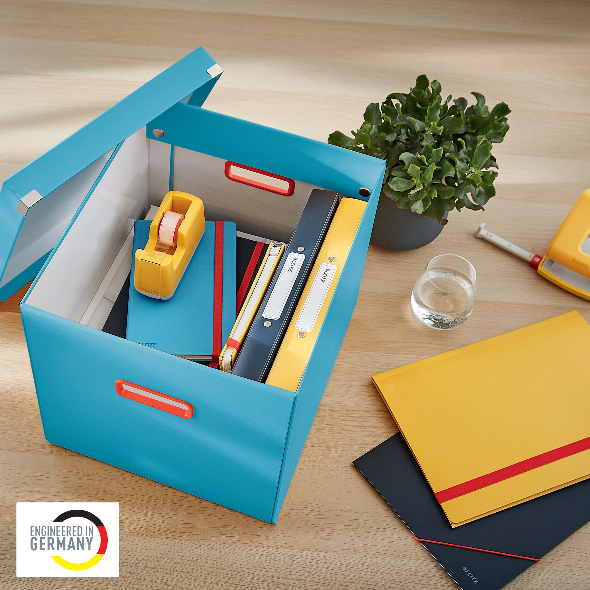 Oppbevaringsboks C&S Cosy Kube L Sjbl