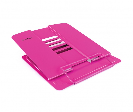 Herma Reading rack metal pink