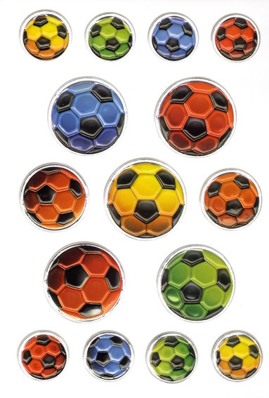 BildeHerma Klistremerker Magic Farverike baller