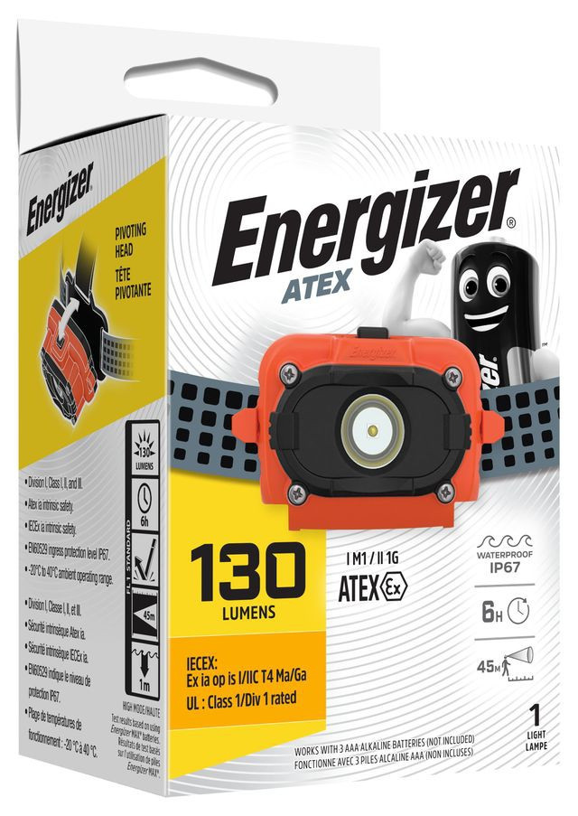 BildeHodelykt Energizer Atex 3Aaa 130Lu