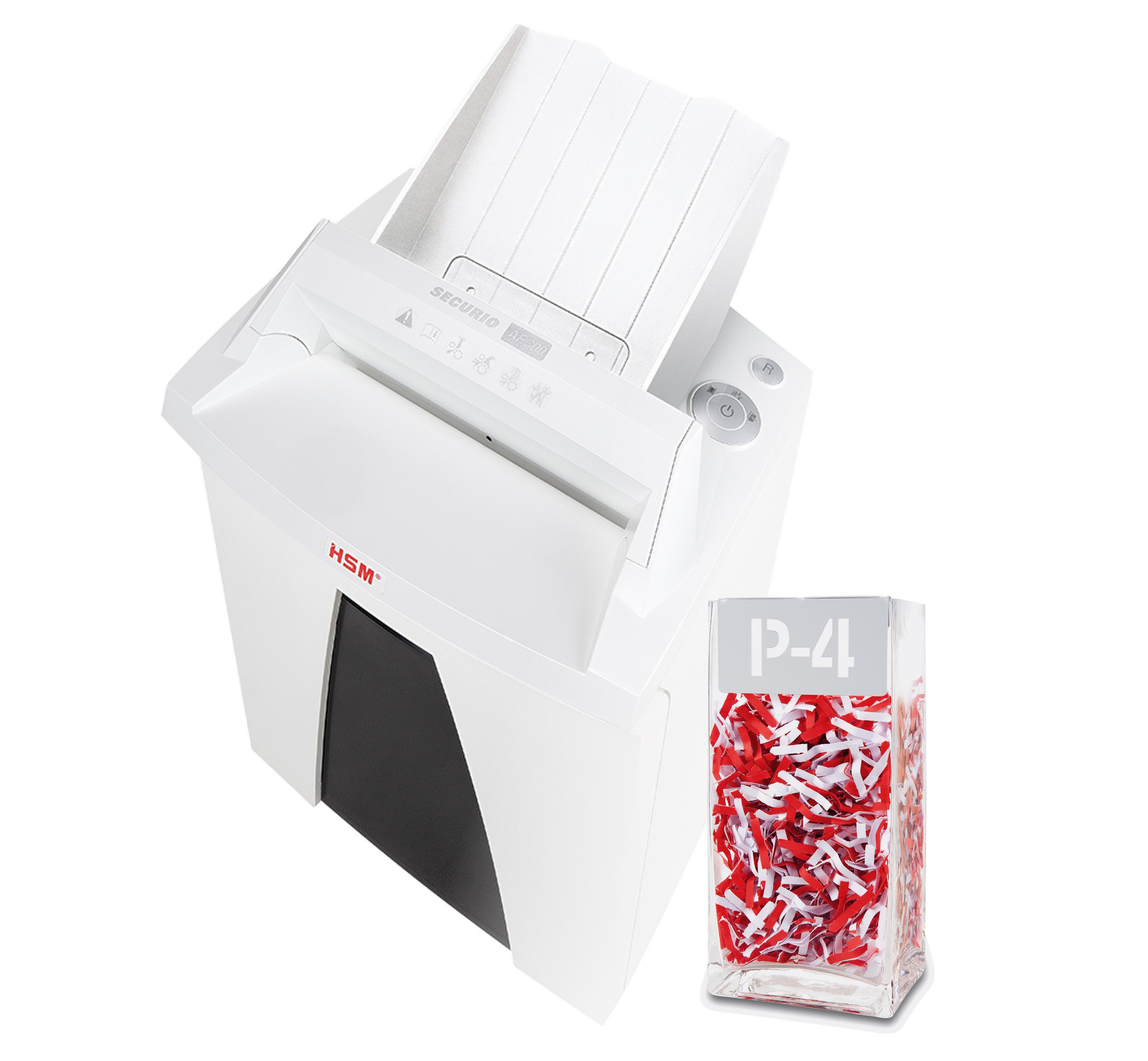 BildeHSM SECURIO AF300 P4 document shredder with automatic paper