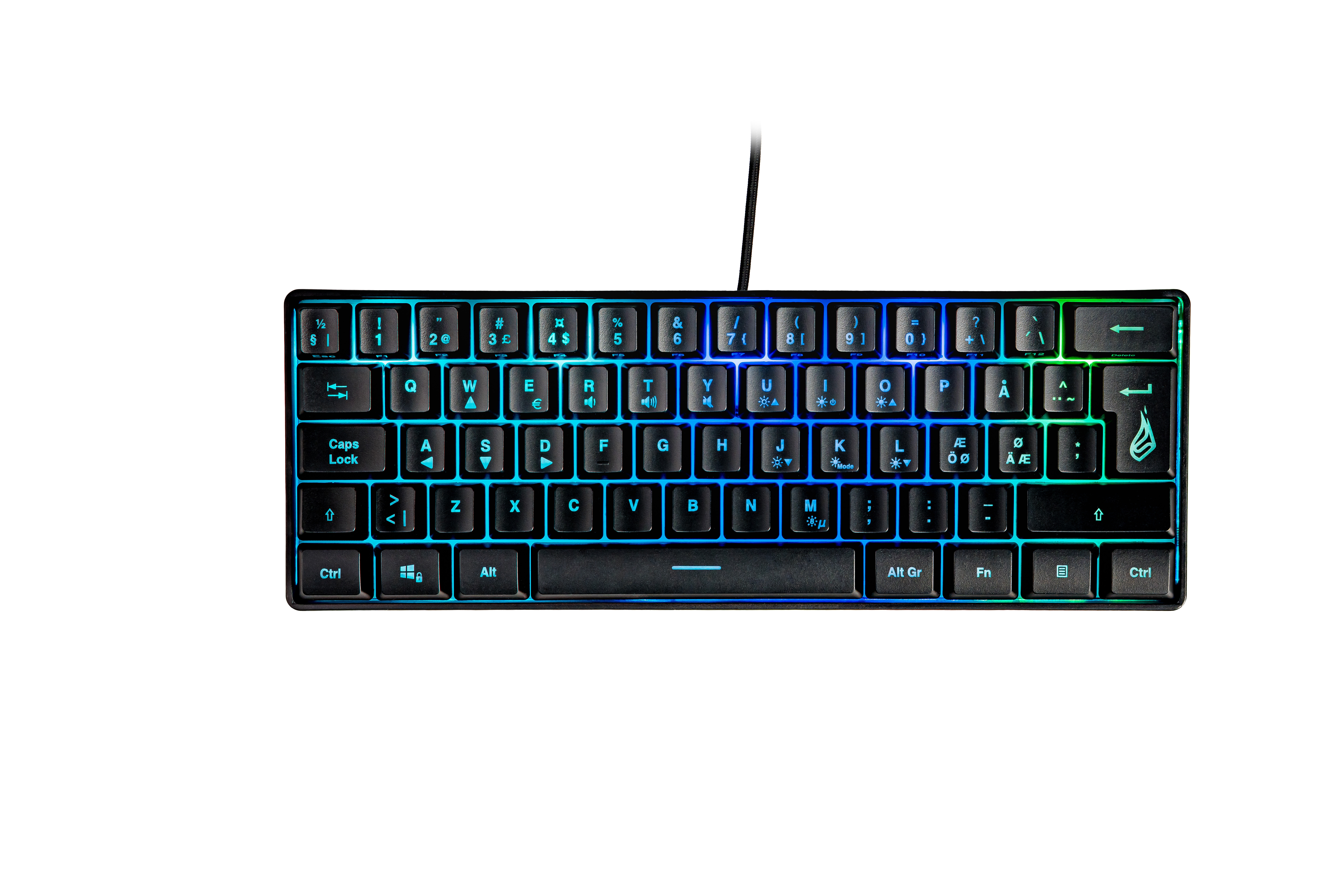 BildeSUREFIRE KingPin X1 60% Gaming RGB Keyboard QWERTY (Nordic)