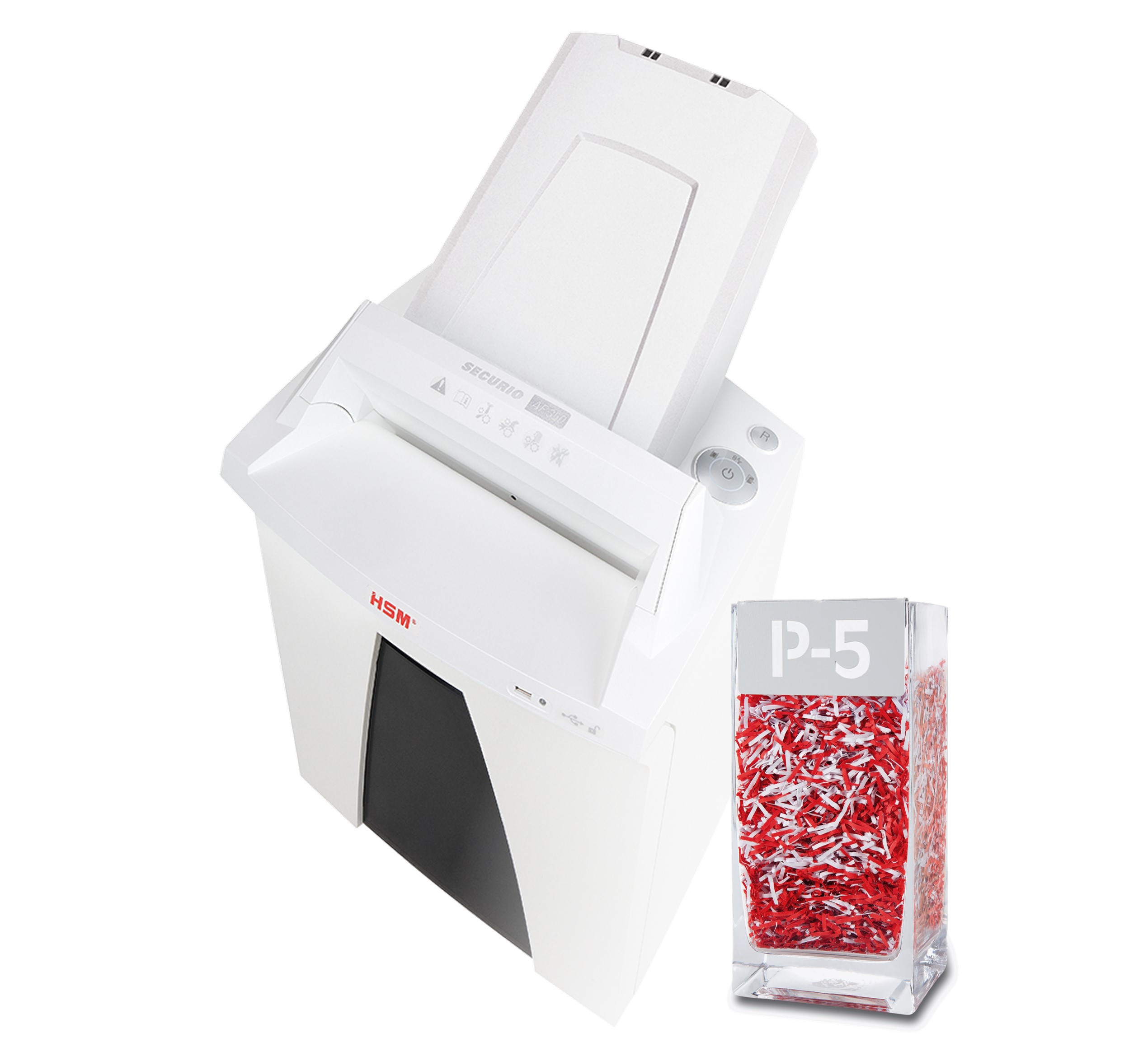 BildeMakulator HSM SECURIO AF350 AutoFeed P5 1,9x15 partikkelkut