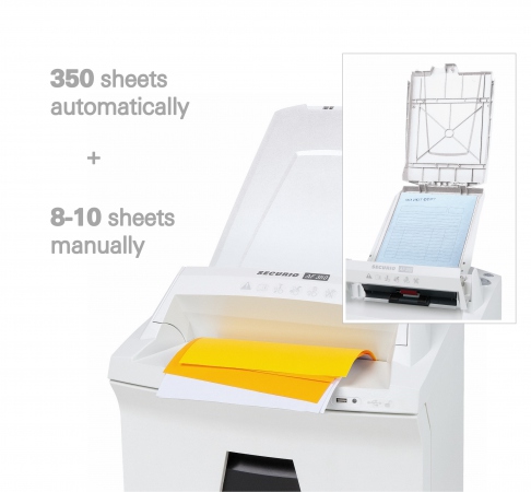 Makulator HSM SECURIO AF350 AutoFeed P5 1,9x15  partikkelkut