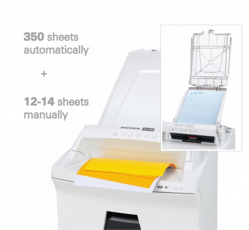 Makulator HSM SECURIO AF350 AutoFeed P4 4,5x30 partikkelkutt