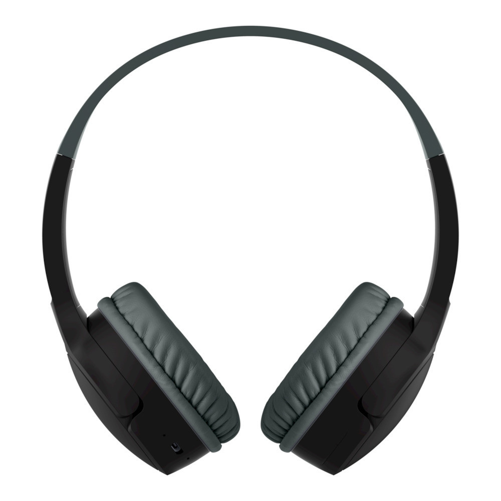 SOUNDFORM Mini Wireless On-Ear Headphones for Kids Black