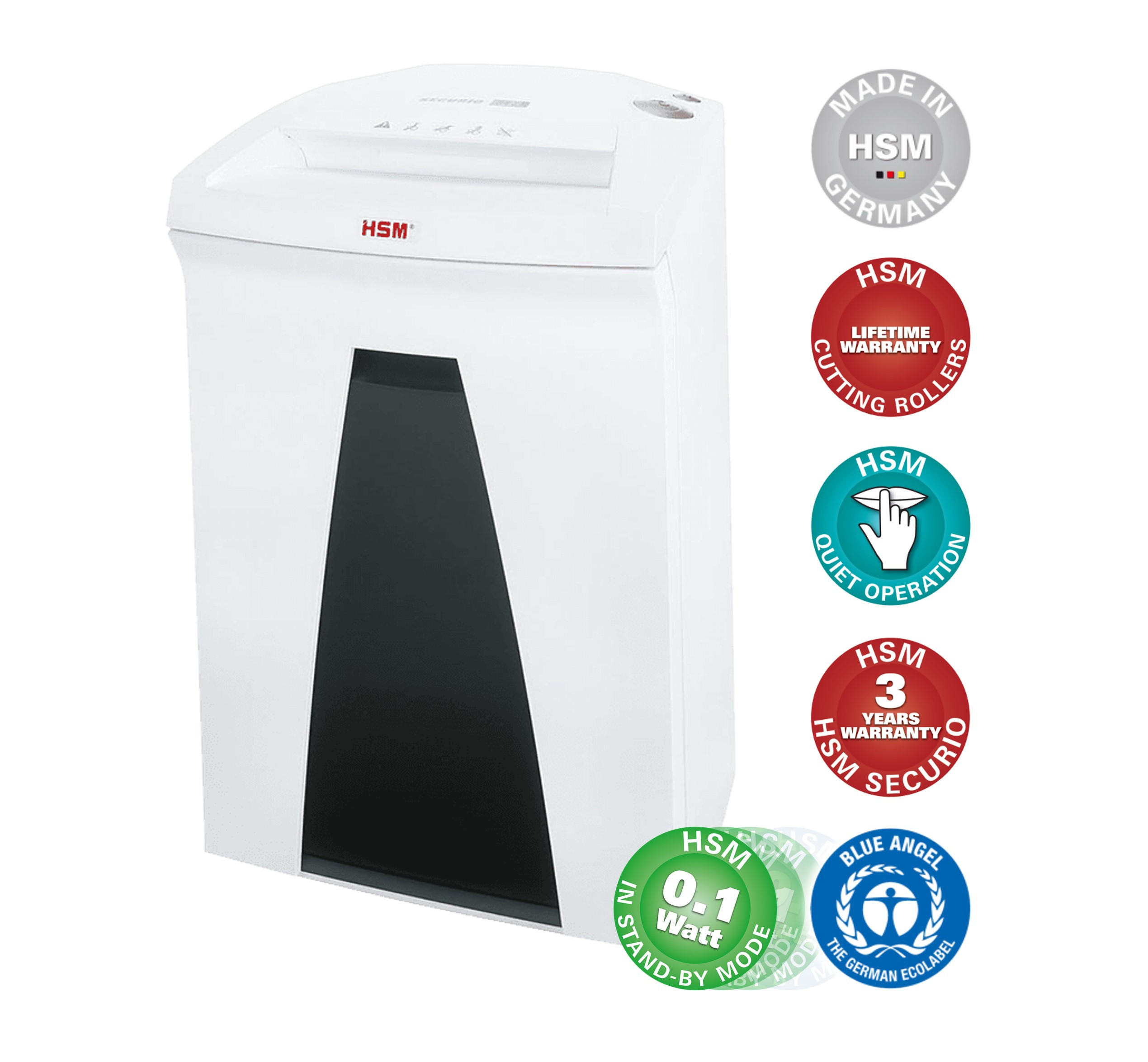 HSM SECURIO B24 document shredder P4 4,5 x 30 mm