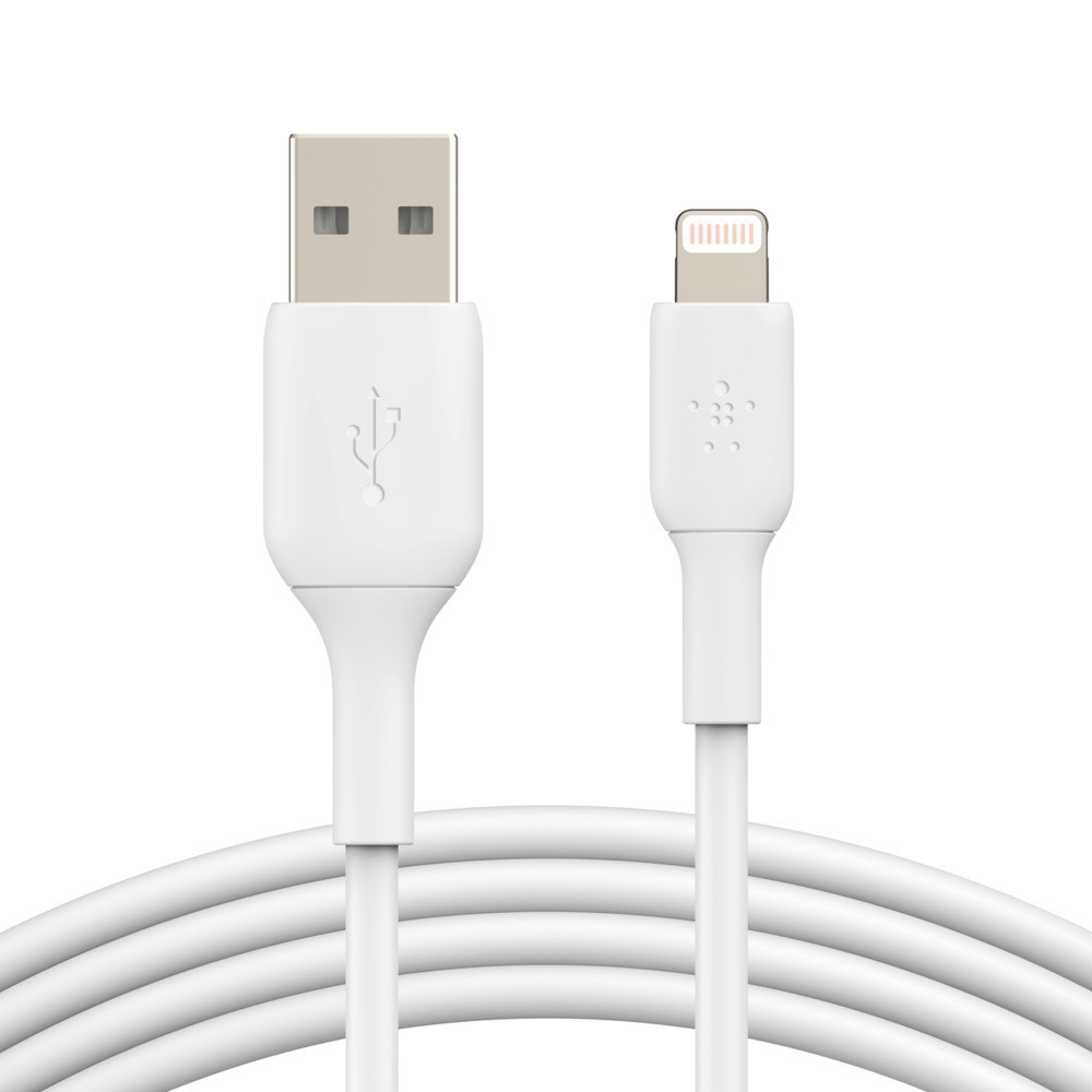 BildeBelkin USB-A to Lightning, White (3m)