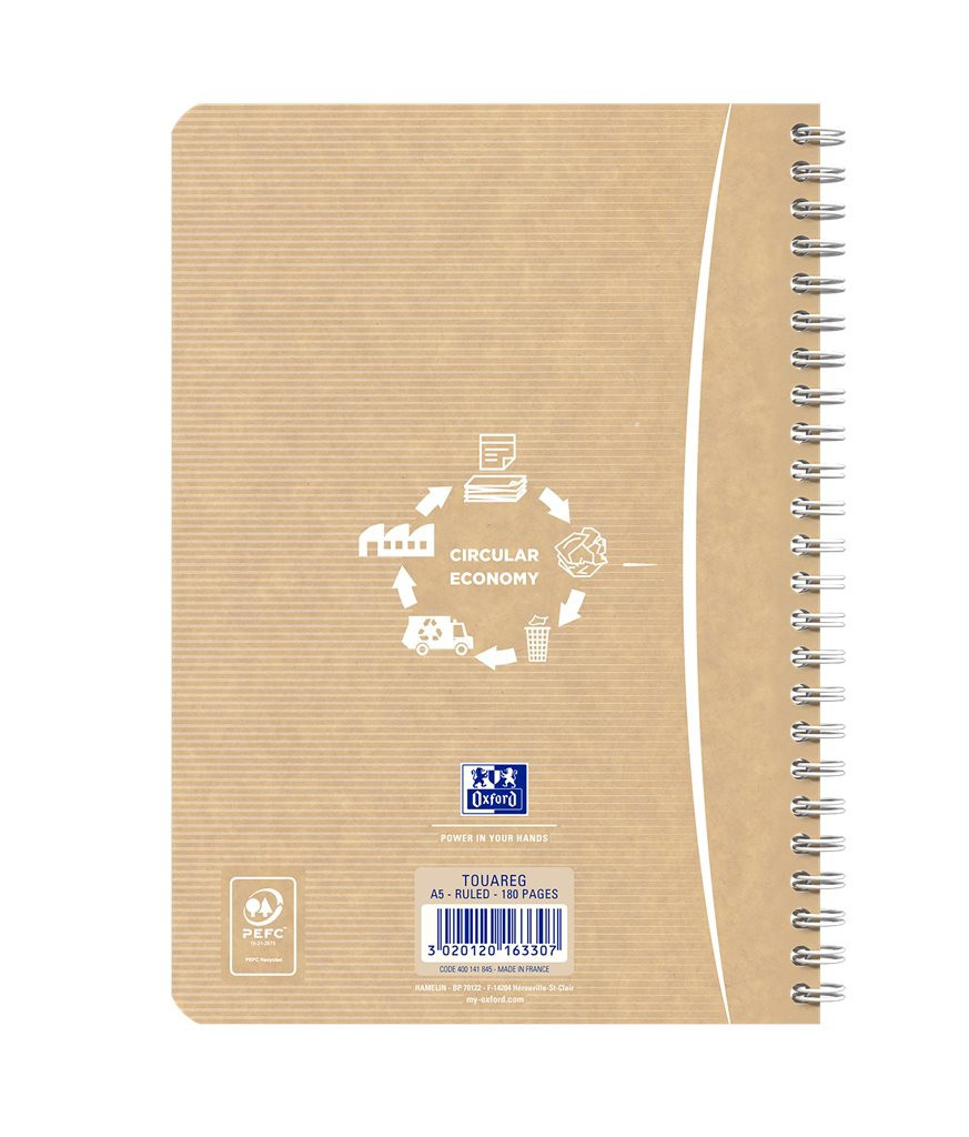 Oxford Touareg Notebook A5 Squared ass.
