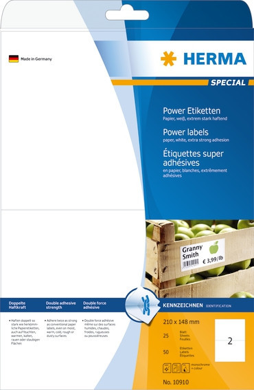 BildeHerma Etiketter Power A4 210x148 (25)