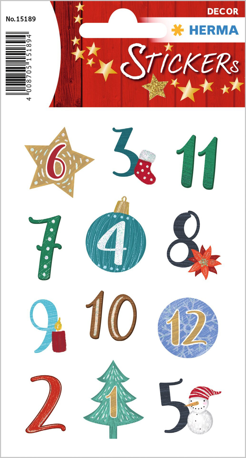 BildeHerma Klistremerker Christmas juleetiket 1-24 (2)