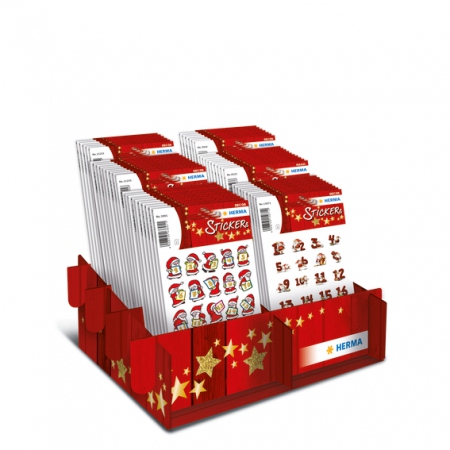 Herma Klistremerker Decor jule advendtskalender displ (60)