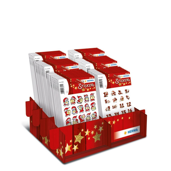 Herma Klistremerker Decor jule advendtskalender displ (60)