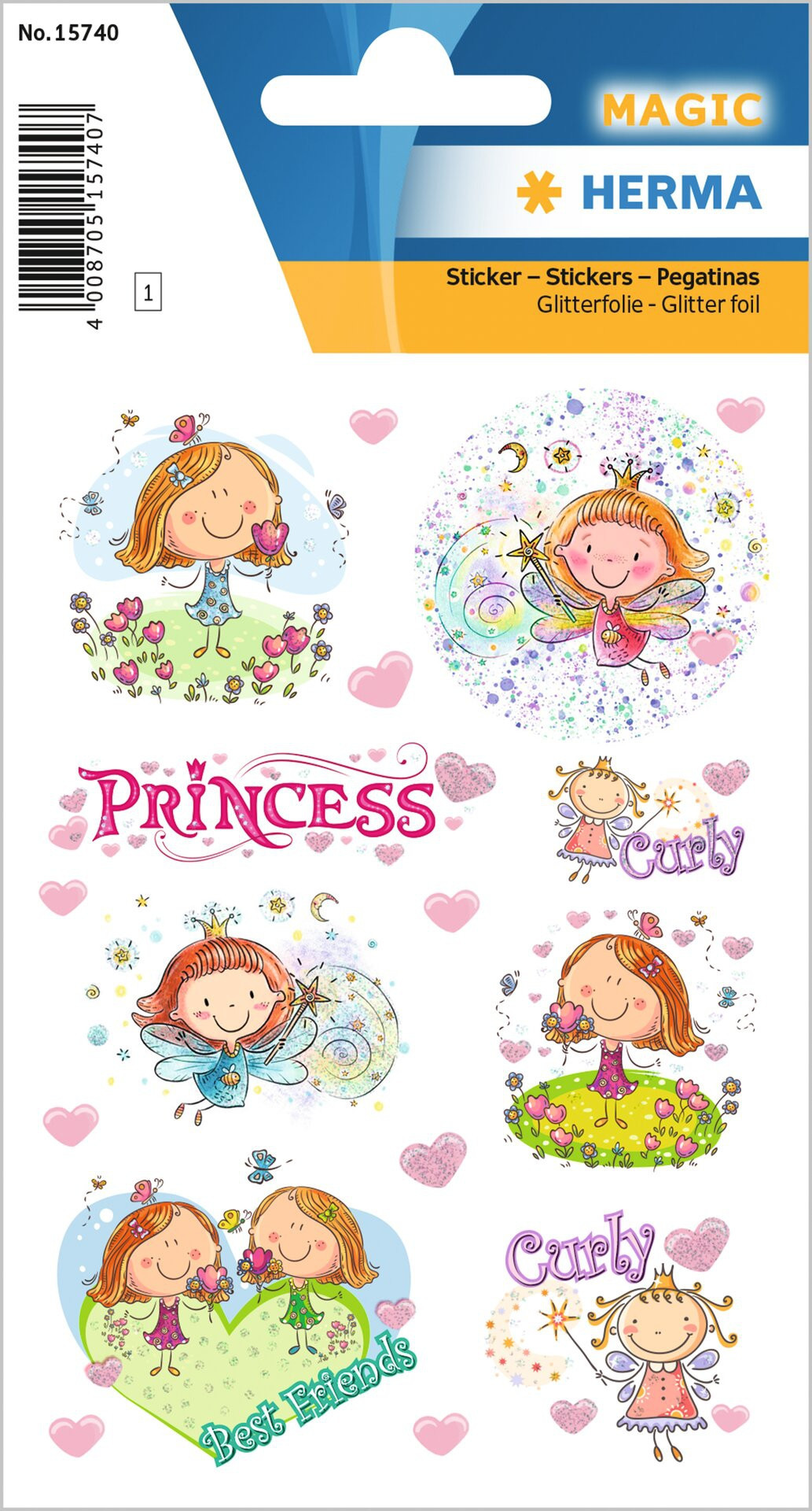 BildeHerma stickers Magic princess(1)