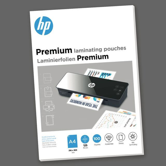BildeHP Lamineringslomme Premium 125my A4 (100)