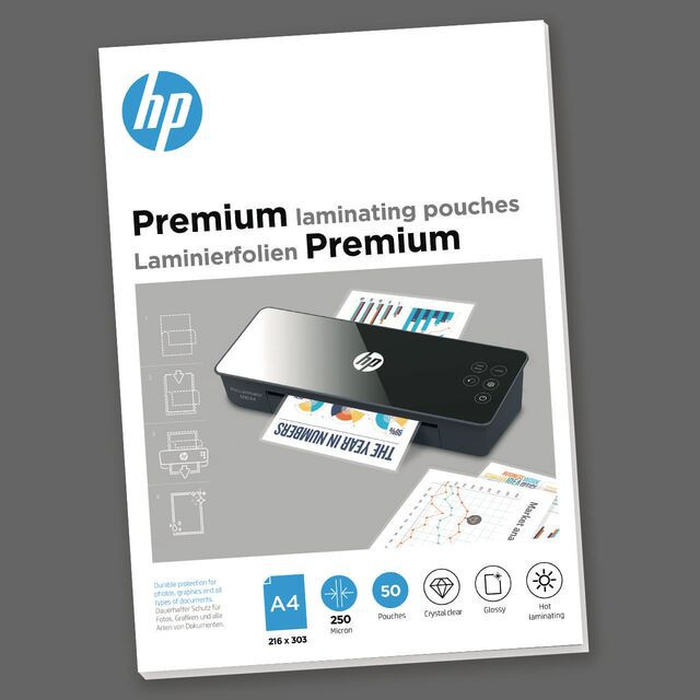 BildeHP Lamineringslomme Premium 250my A4 (50)