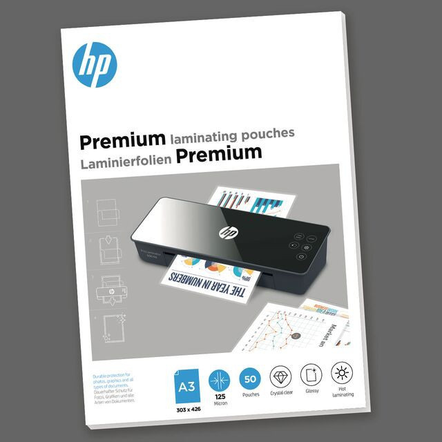BildeHP Lamineringslomme Premium 125my A3 (50)