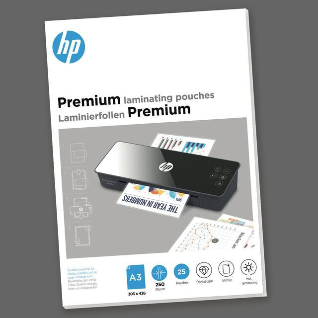 BildeHP Lamineringslomme Premium 250my A3 (25)