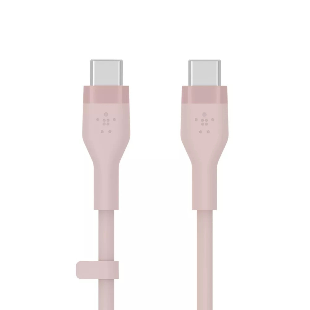 BildeBOOST CHARGE USB-C to USB-C 2.0 Silicone, Pink (2m)