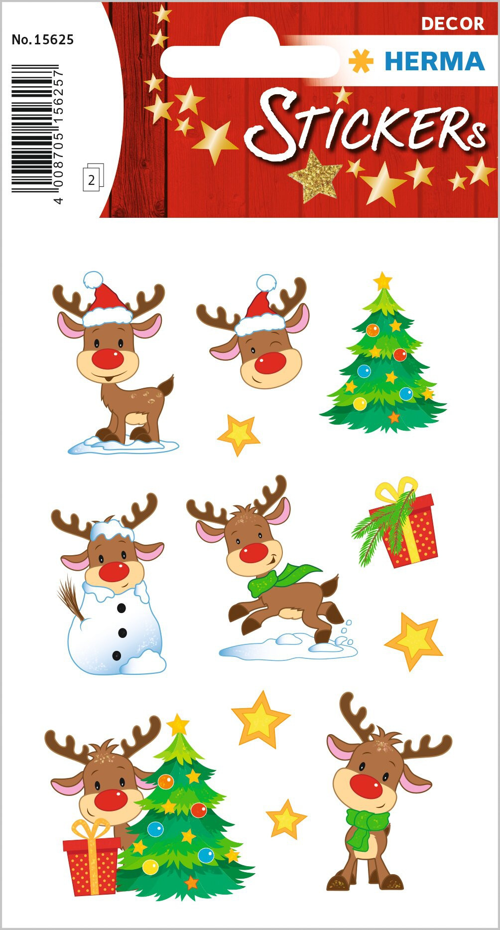 BildeHerma Klistremerker Decor little Rudolf (2)