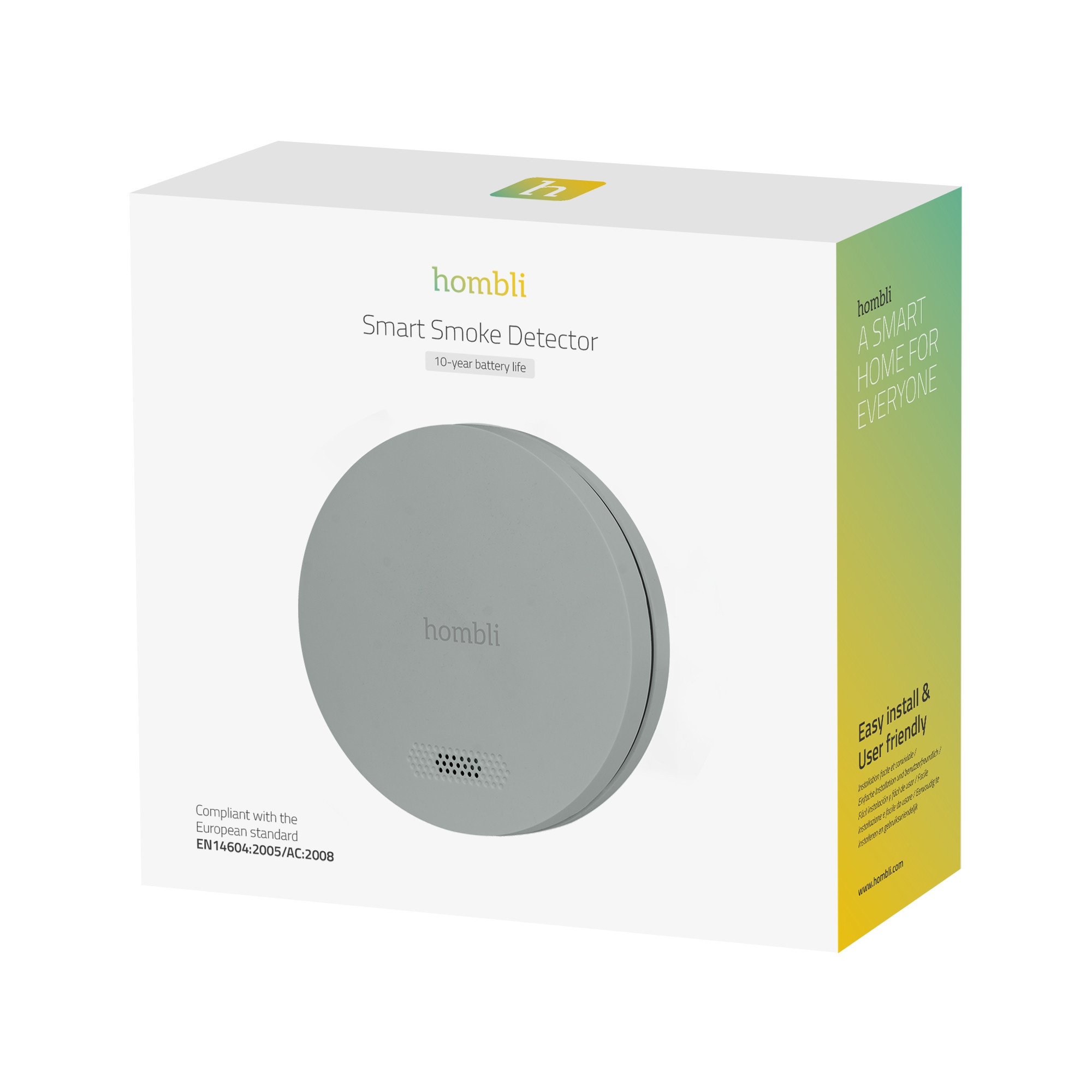 BildeSmart Smoke Detector, Grey