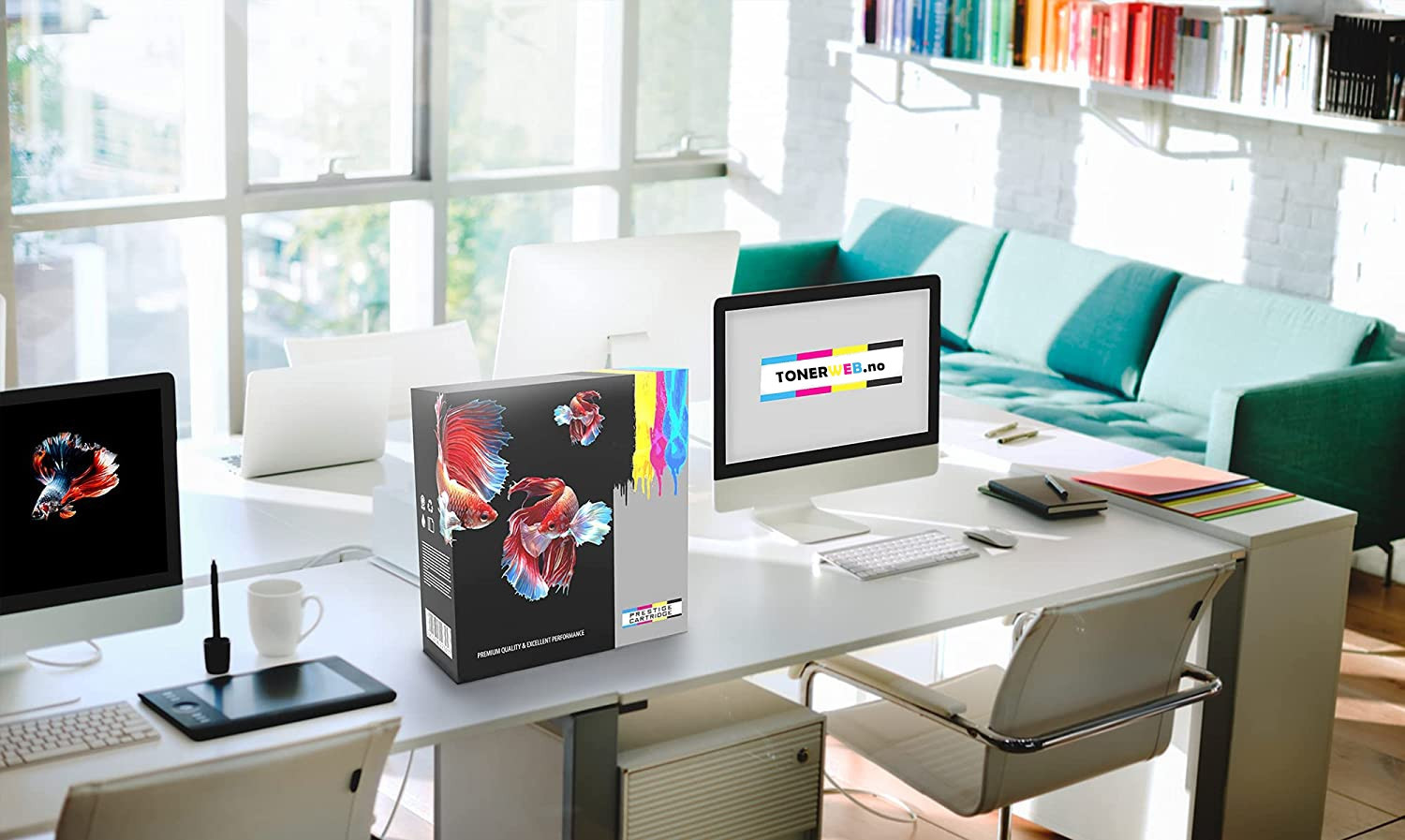 Tonerkassett, erstatter HP Sort 12A (2.000 sider) Universal 