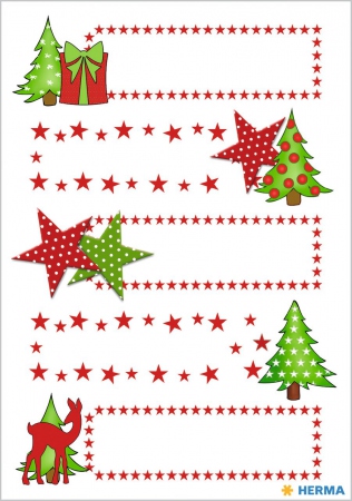 Herma Klistremerker Decor jul (2)