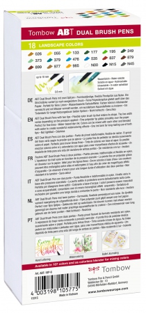 Tombow ABT Dual Brush 18P-6 Landskap eske (18)