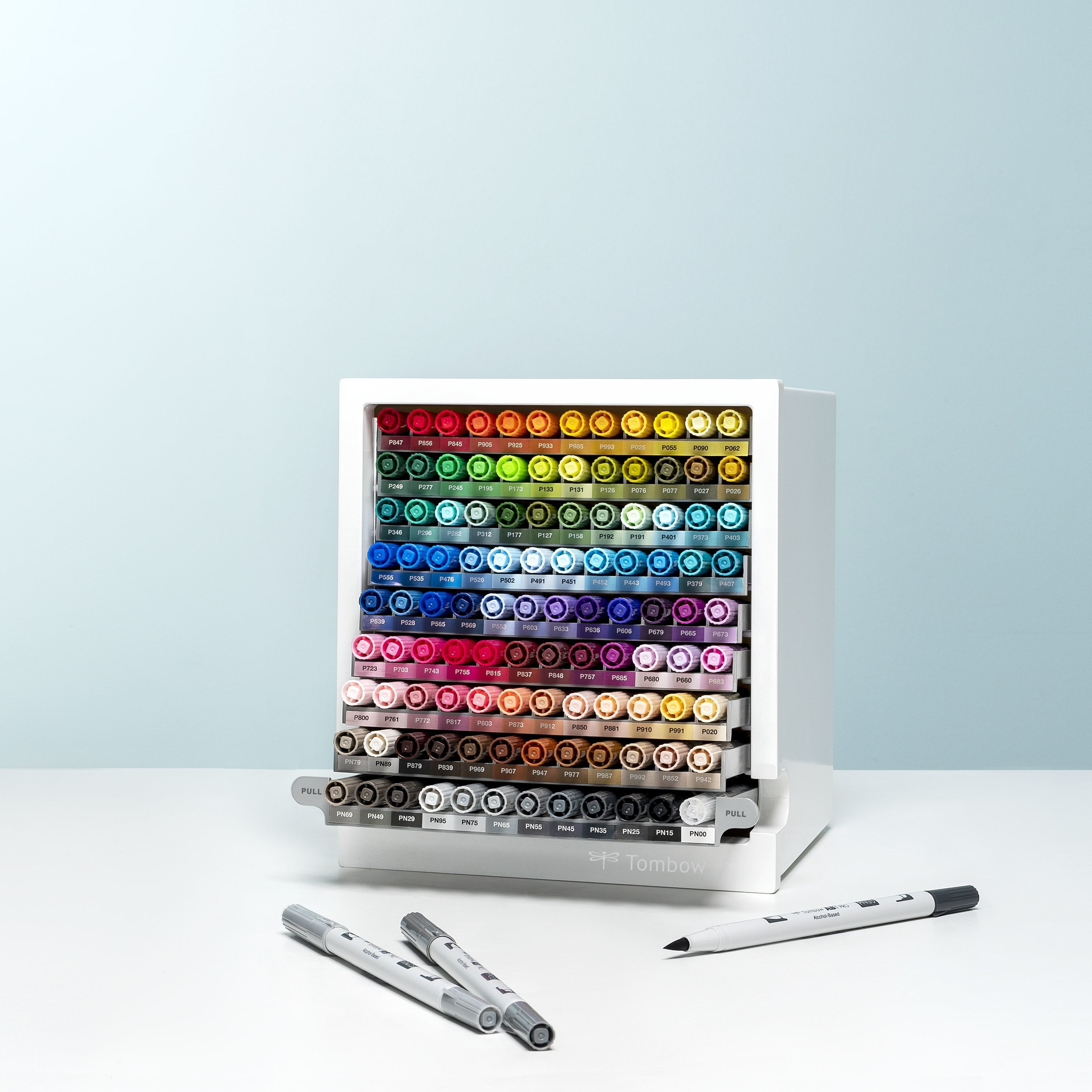 BildeTombow ABT Dual Brush merkepenn skrivebord organisator (108)
