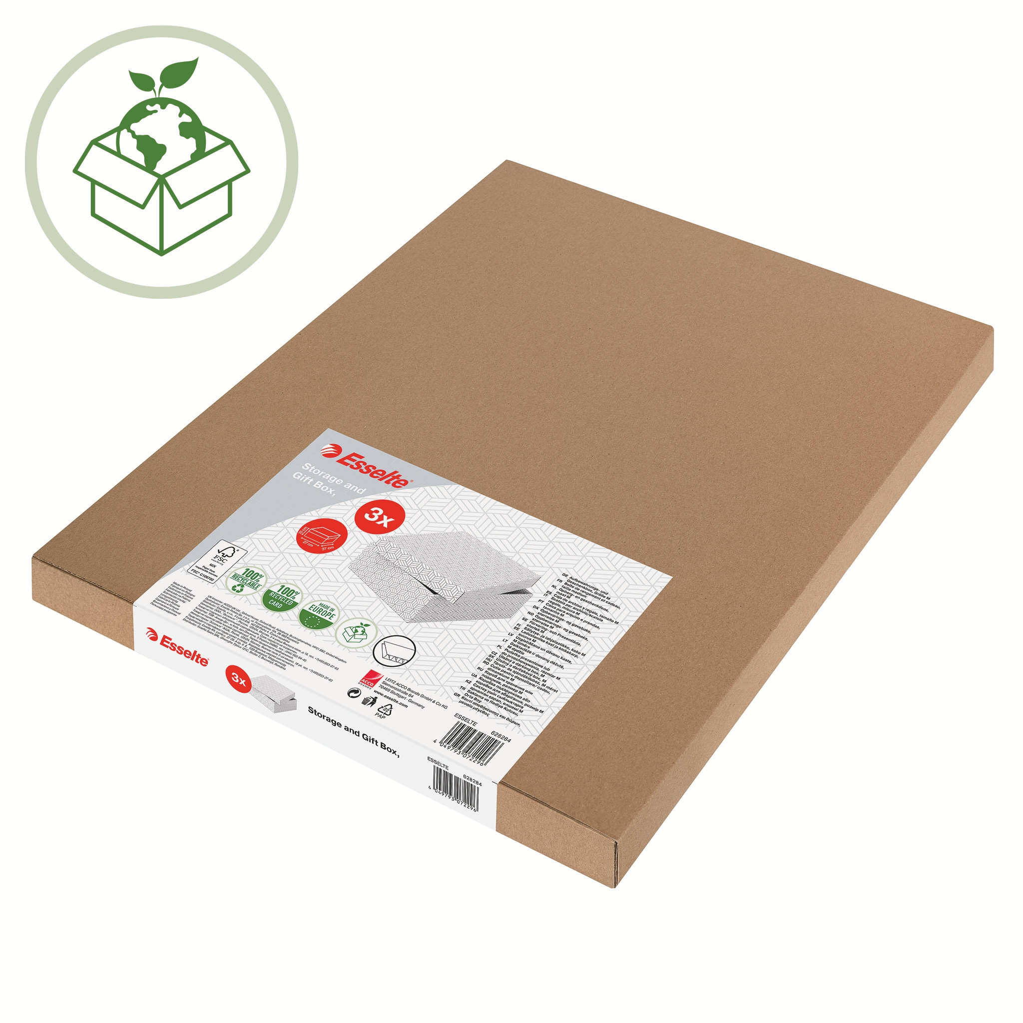 Oppbevaringsboks Ess. Home Kube hvit (3)