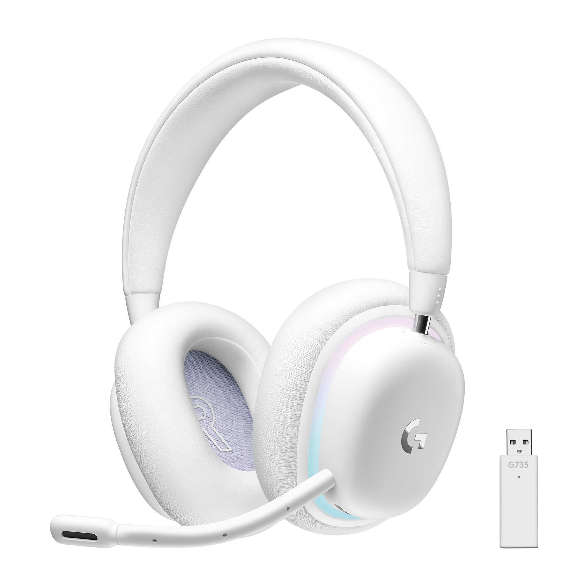 BildeG735 Wireless Gaming Headset, Off White
