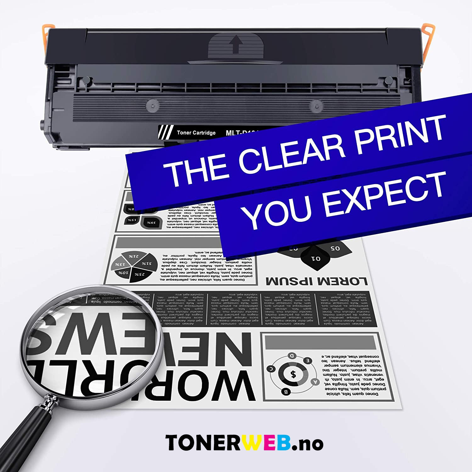 Samsung Toner Sort (1.500 sider) - Erstatter MLT-D101S