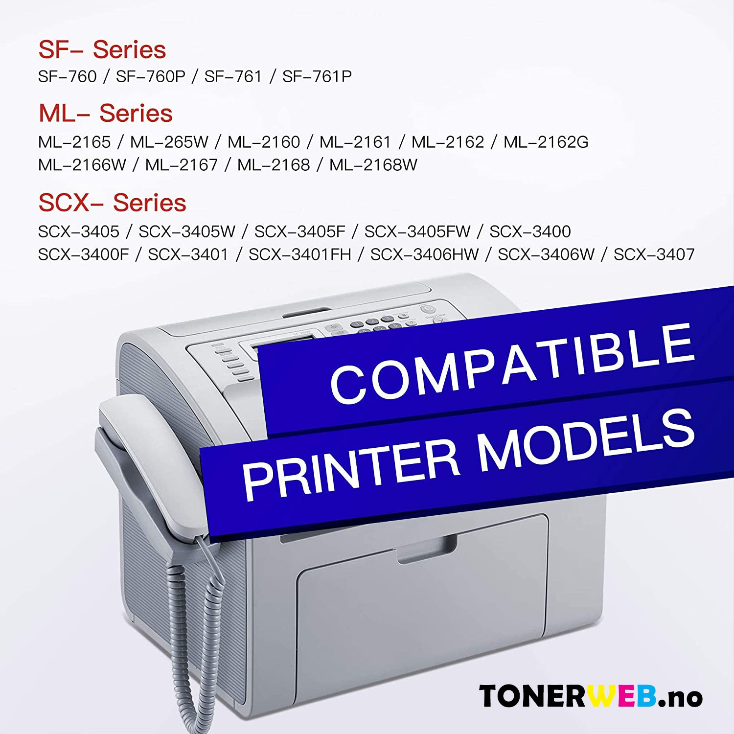 Samsung Toner Sort (1.500 sider) - Erstatter MLT-D101S