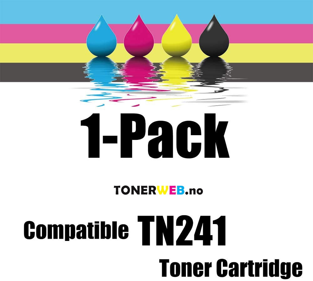 Tonerkassett, erstatter Brother TN241C Cyan (1.400 sider)