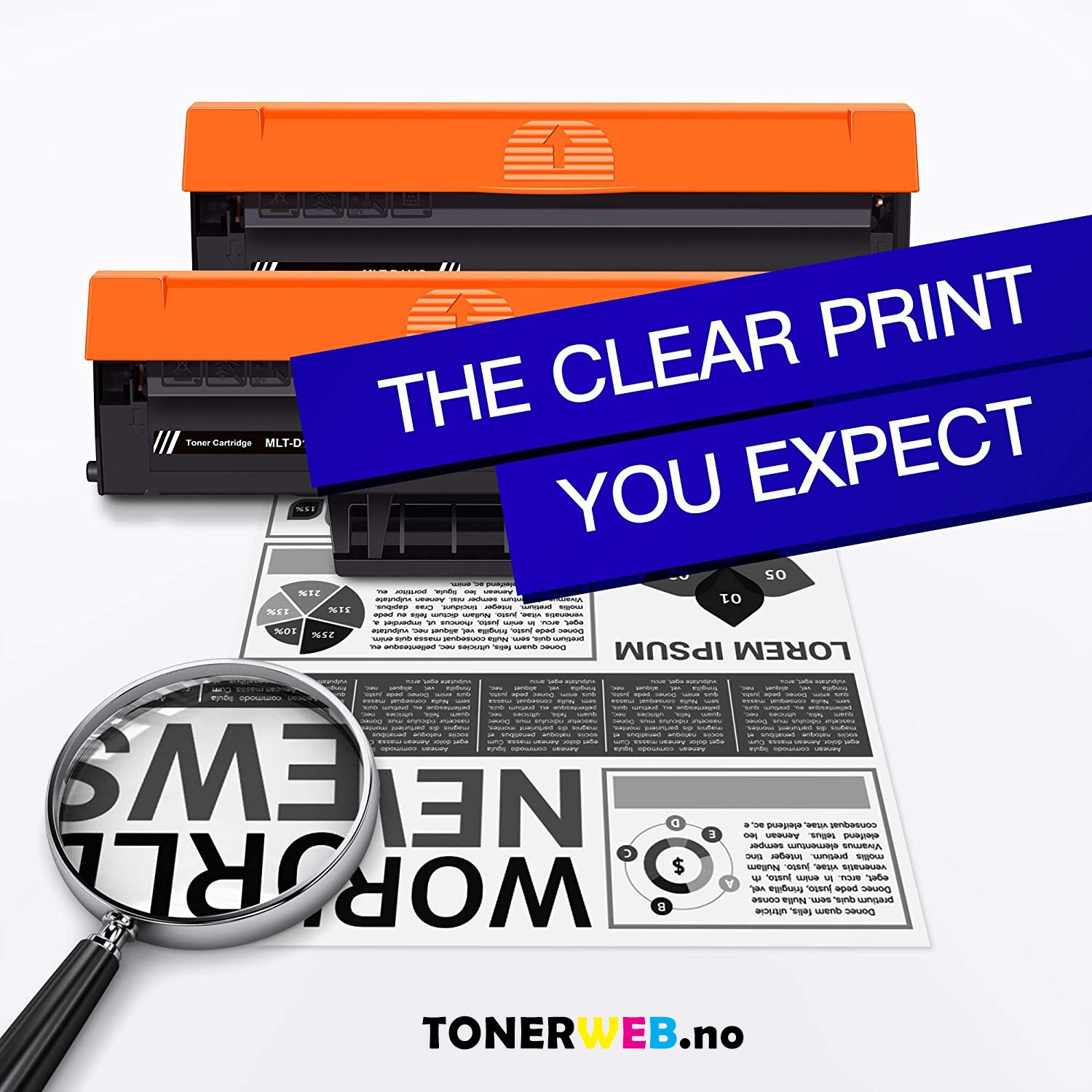 Samsung Toner Sort - Erstatter MLTD-111S (1.000 sider)