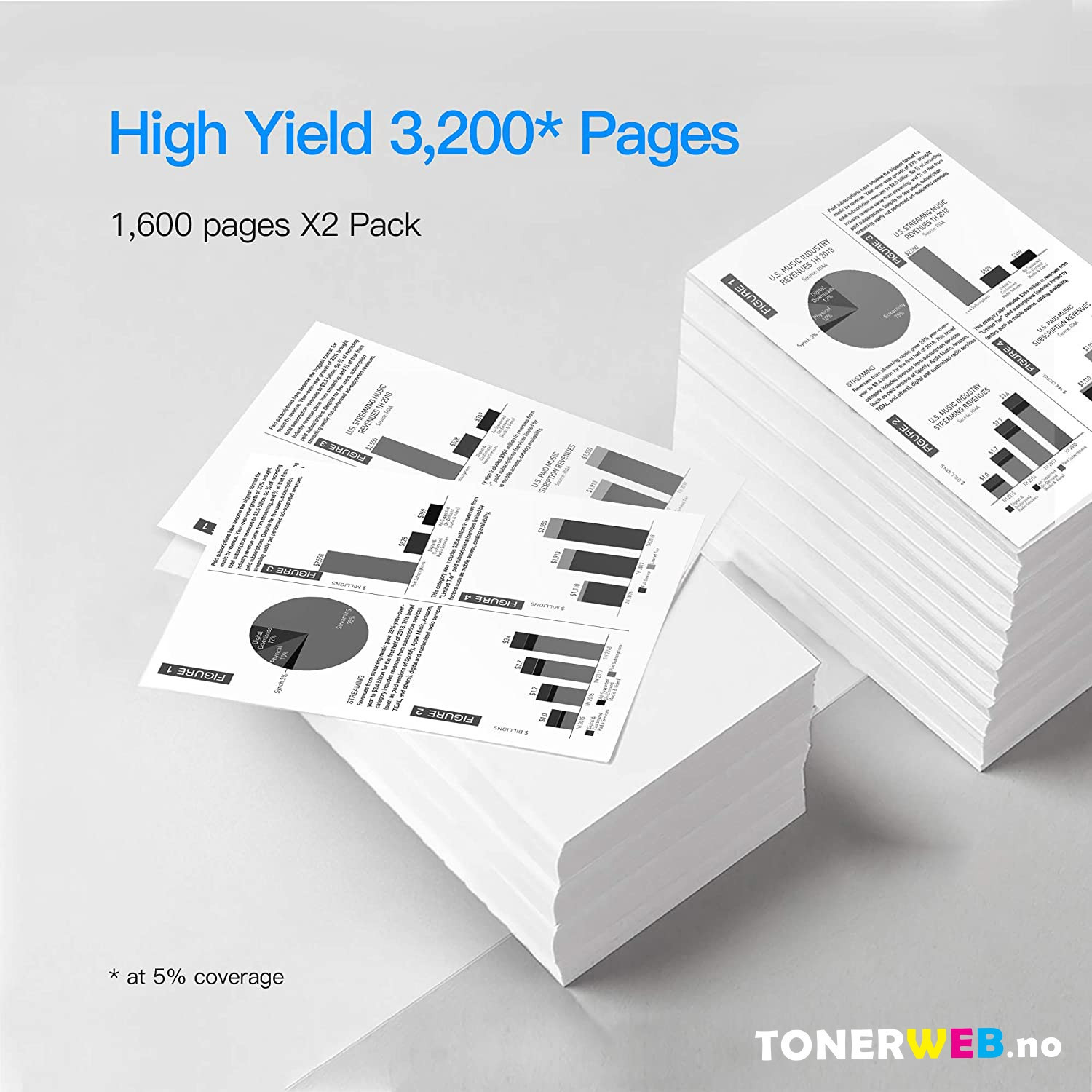Tonerkassett, erstatter HP Magenta 507A (6.000 sider)