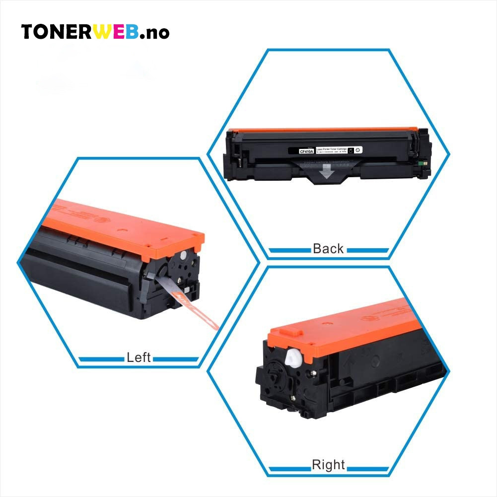 Tonerkassett, erstatter HP Toner Sort HY 410X (6.500 sider)