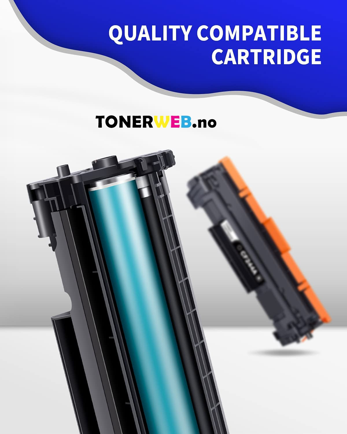 Tonerkassett, erstatter HP Toner Sort Laserjet 44A (1.000 sider)