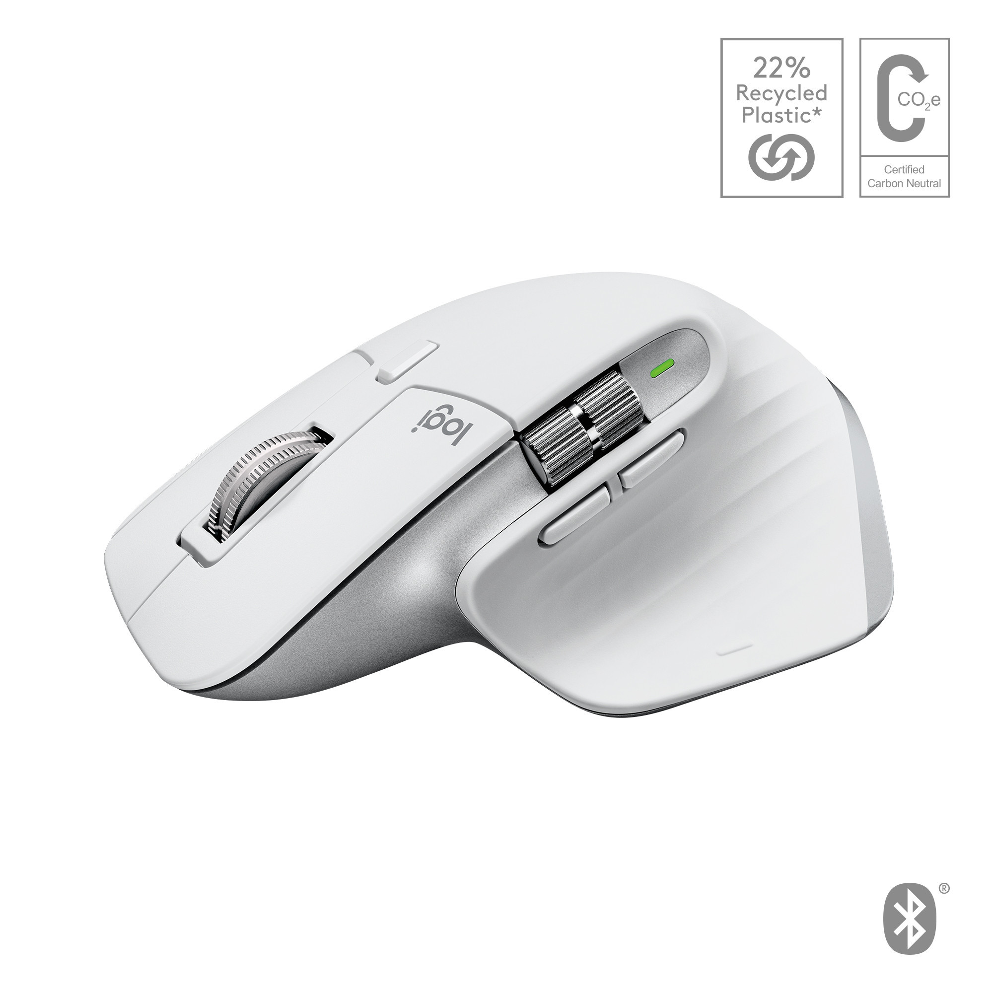 BildeMX Master 3S For Mac Performance Wireless Mouse, Pale Grey