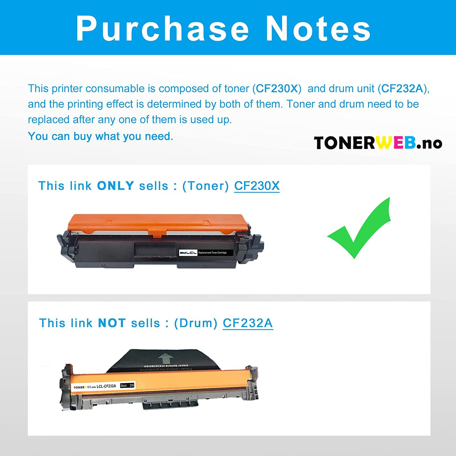 Tonerkassett, erstatter HP 30X LaserJet Toner Sort Høykapasitet (3.500 sider)