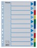 Skilleblad Esselte A4 Pp 10-Delt 5Frg