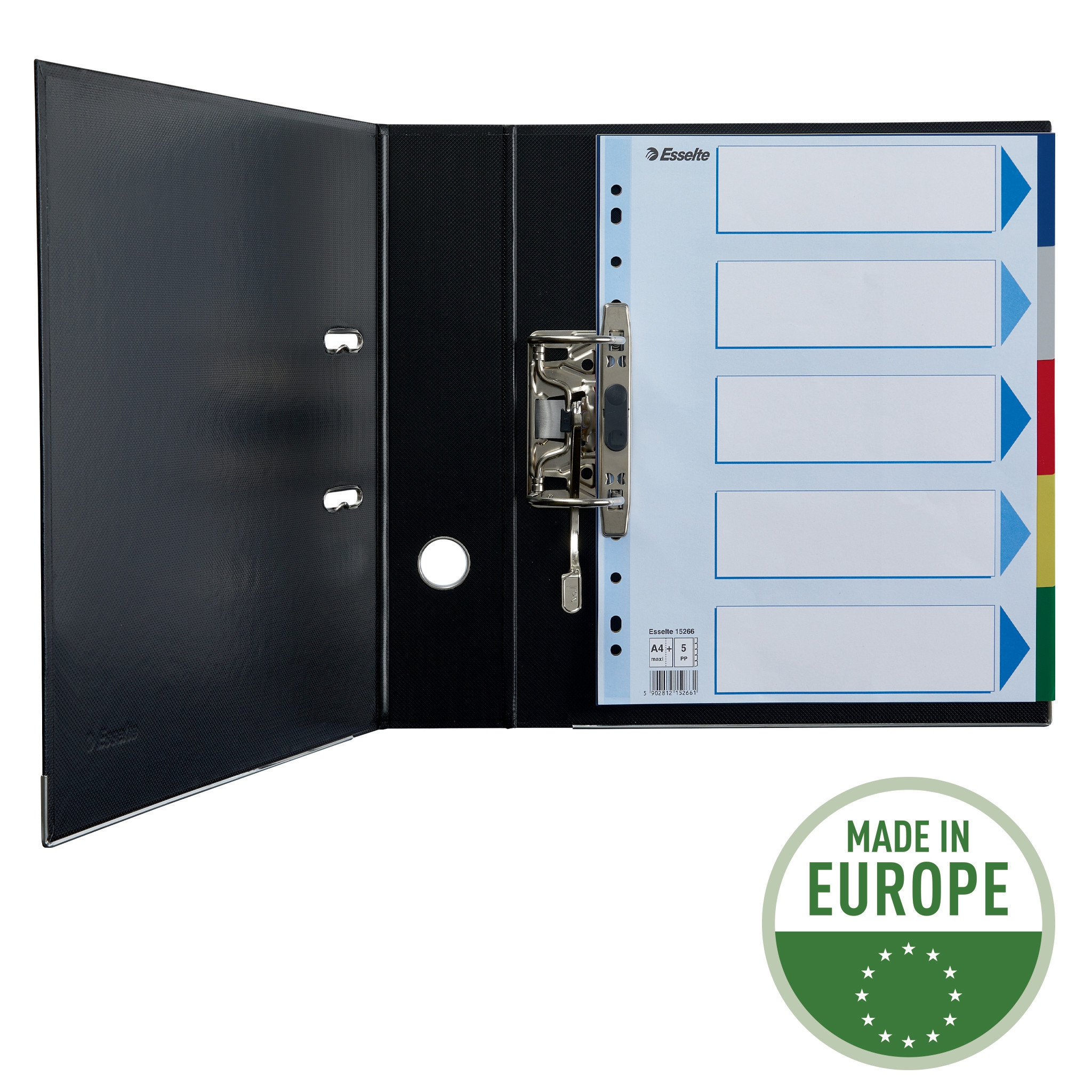 Esselte Skilleblad PP A4+ 5-delt flerf.