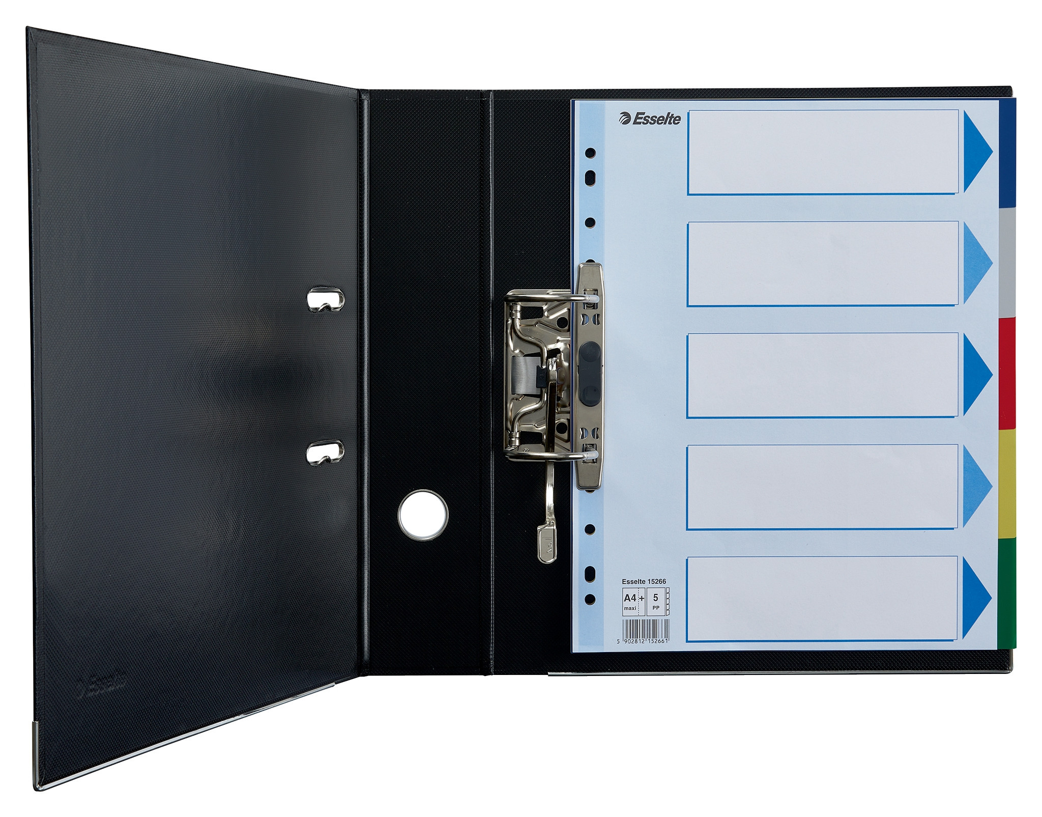 Esselte Skilleblad PP A4+ 5-delt flerf.