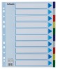Esselte Skilleblad PP A4+ 10-delt flerf.