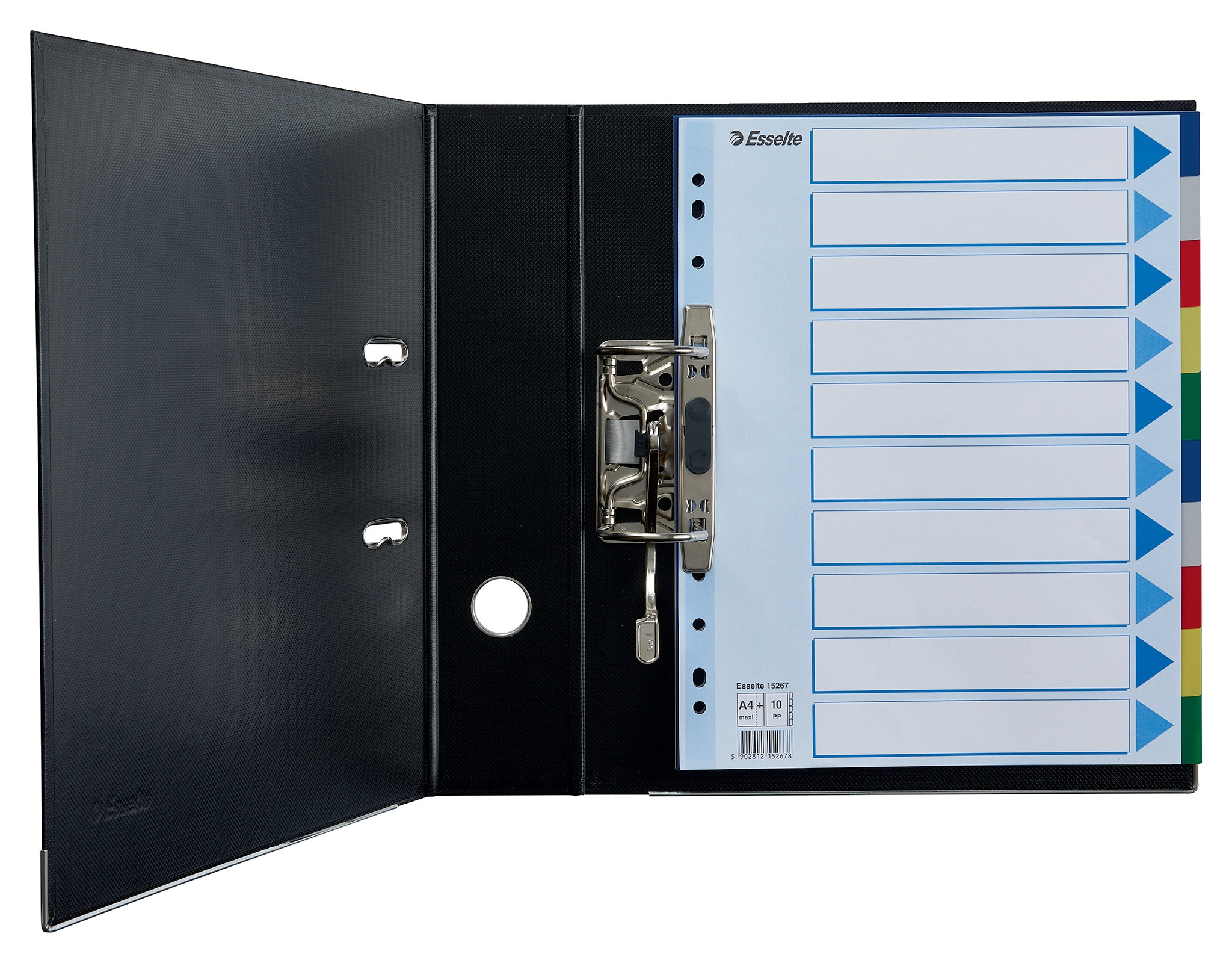 Esselte Skilleblad PP A4+ 10-delt flerf.