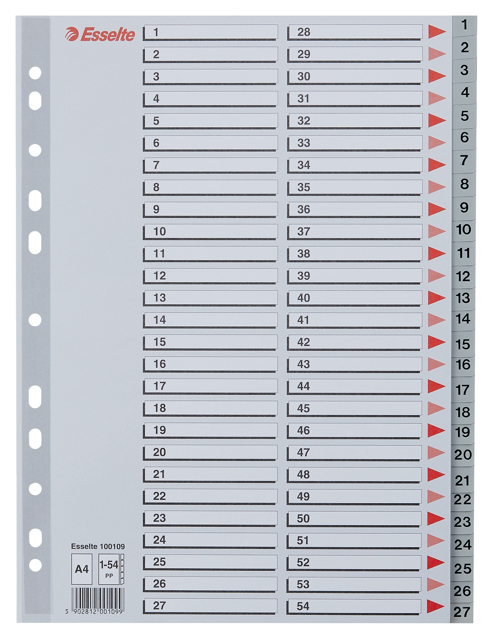 BildeEsselte Register PP A4 1-54 gr