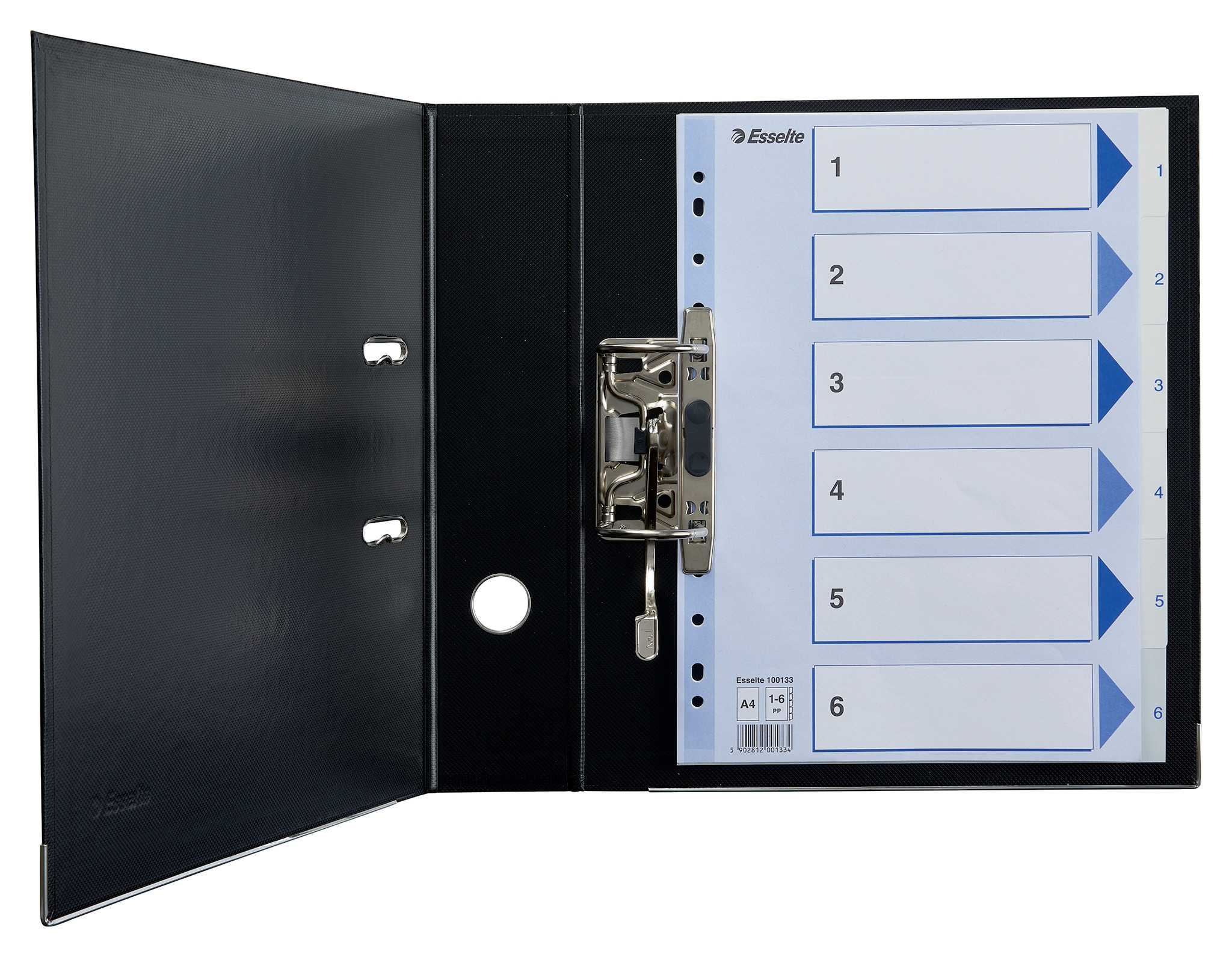 Esselte Register PP A4 1-6 hvit