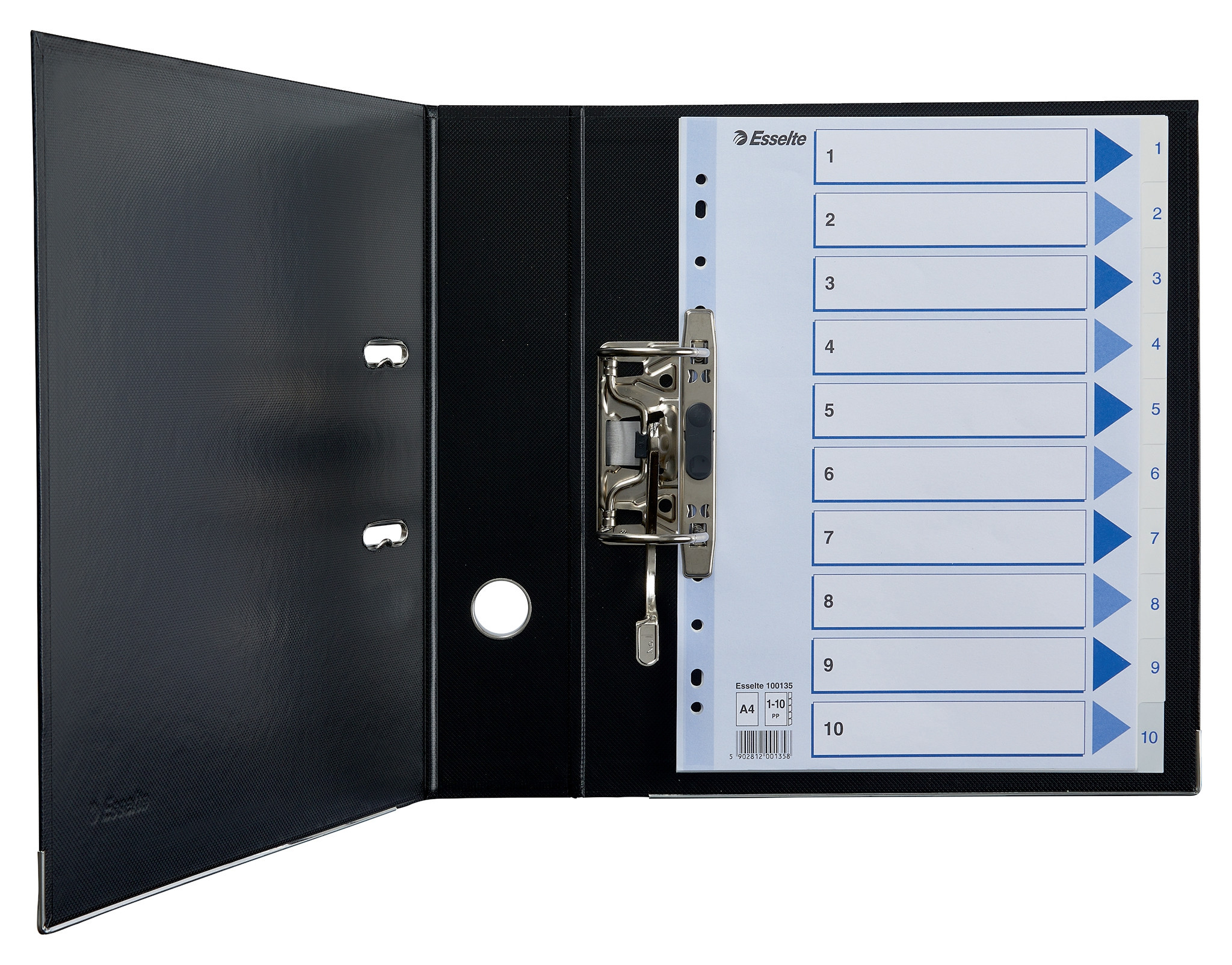 Esselte Register PP A4 1-10 hvit