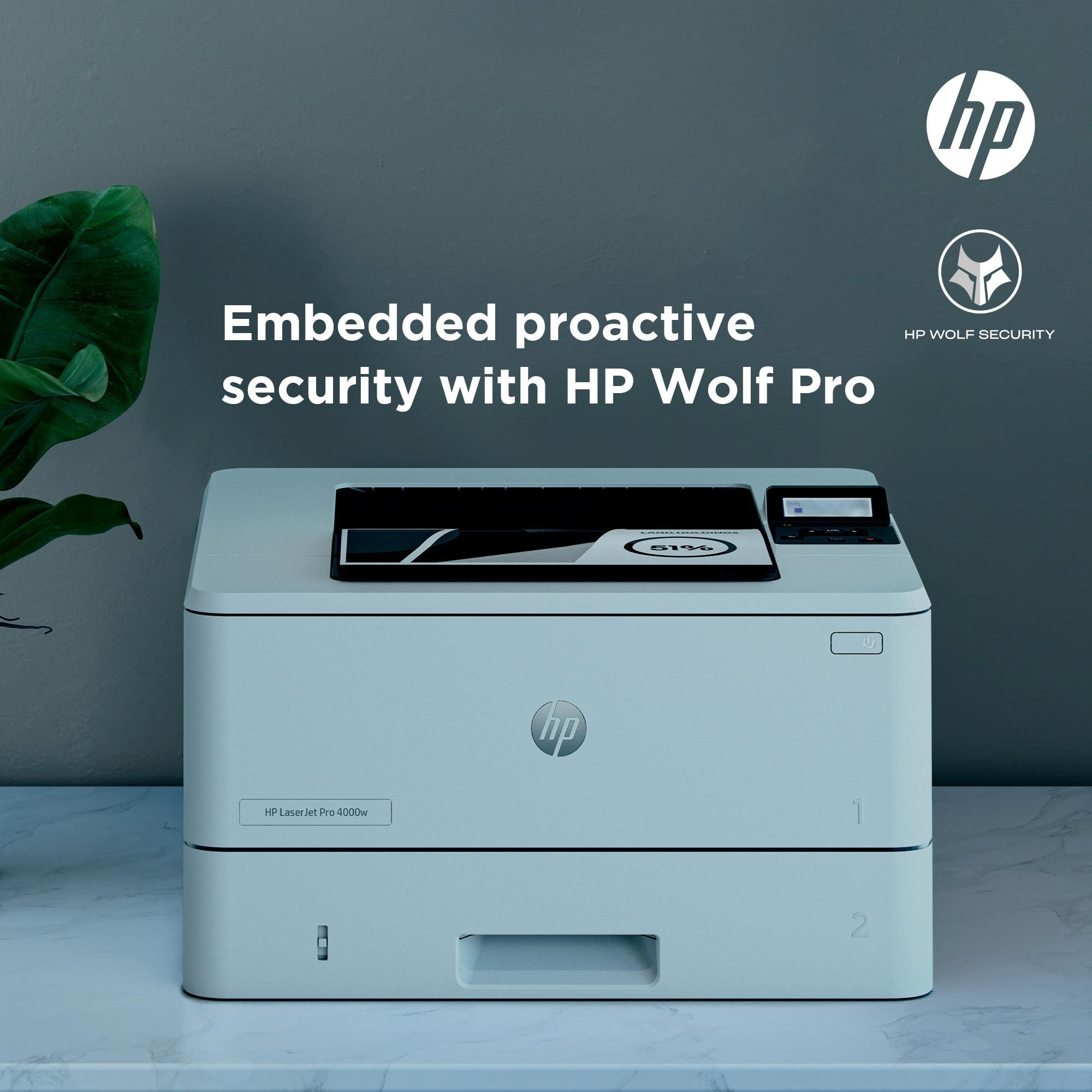 BildeHP LaserJet Pro 4002dw mono printer